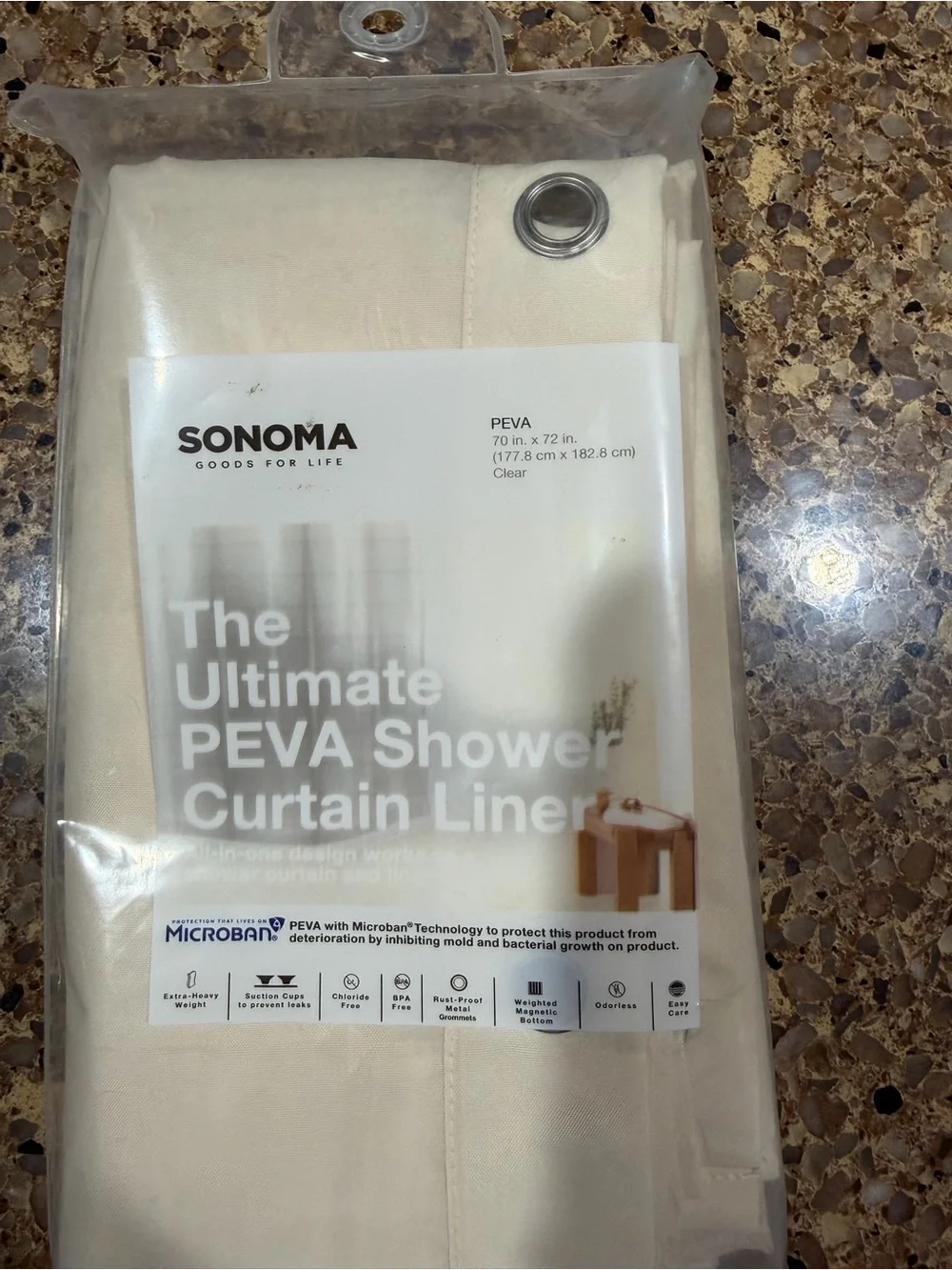 Shower curtain liner NWT